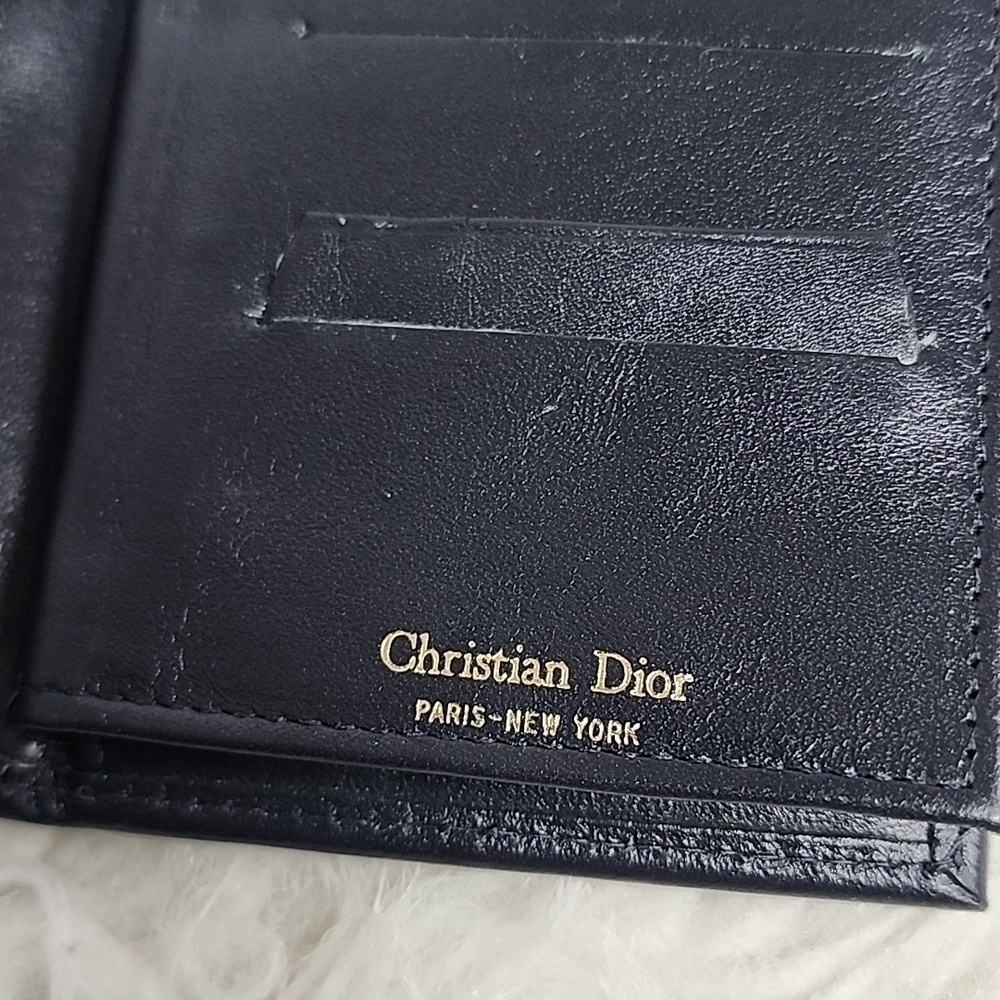 Dior Blue and Beige Women's Wallet - Picture 7 of 9
